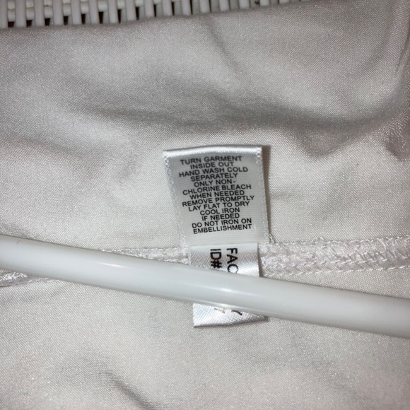 Express One Shoulder Gold Ring Summer Top - Picture 7 of 7